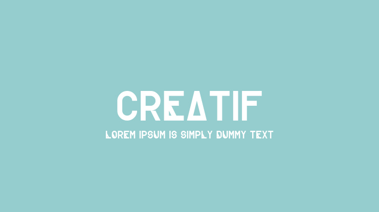 Creatif Font