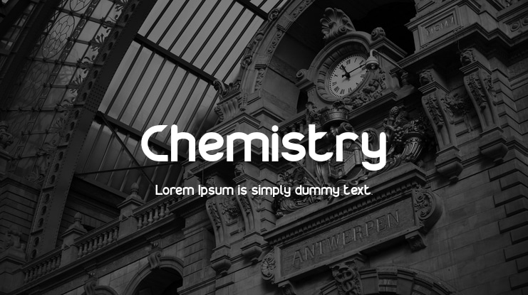 Chemistry Font