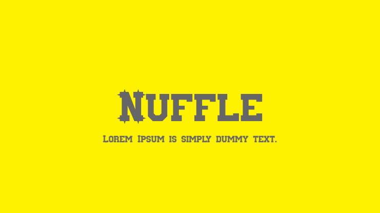 Nuffle Font Family