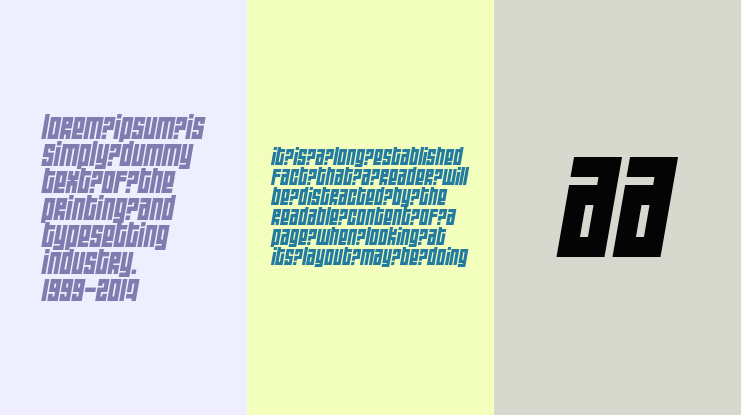 Wide awake Font Family