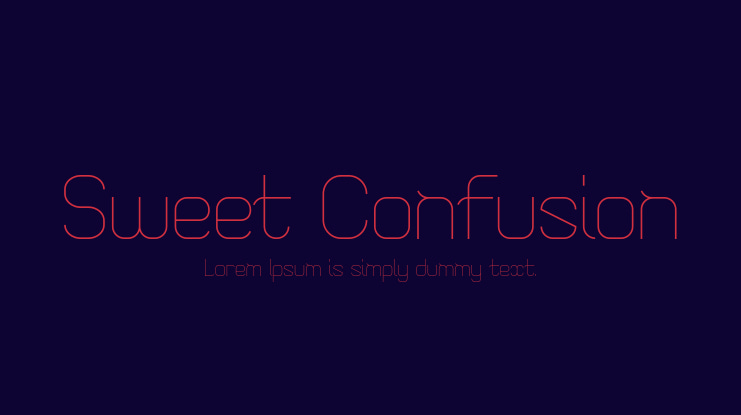 Sweet Confusion Font