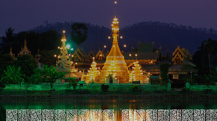 Arabesque Initialen Font