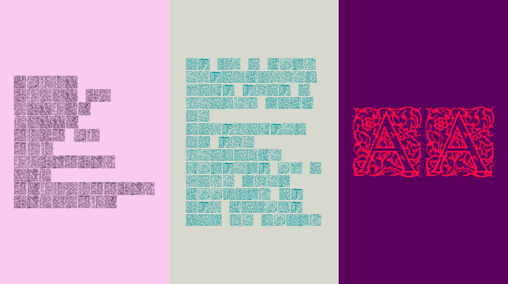 Arabesque Initialen Font