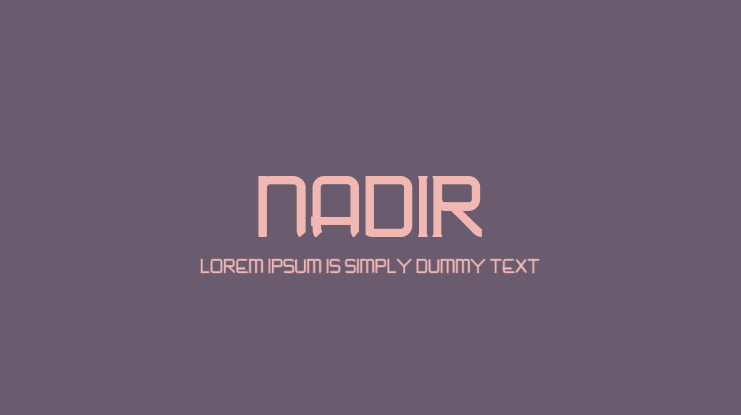 Nadir Font