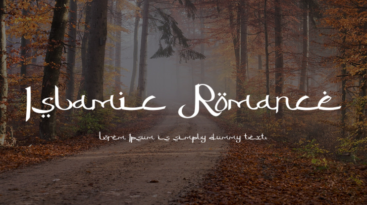 Islamic Romance Font Family