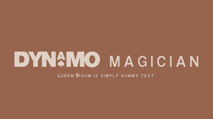 DYNAMO magician Font