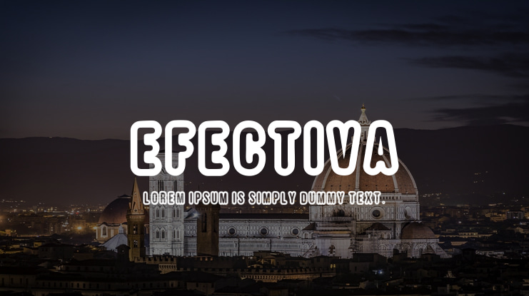 EFECTIVA Font