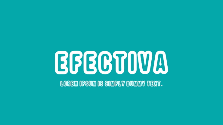 EFECTIVA Font
