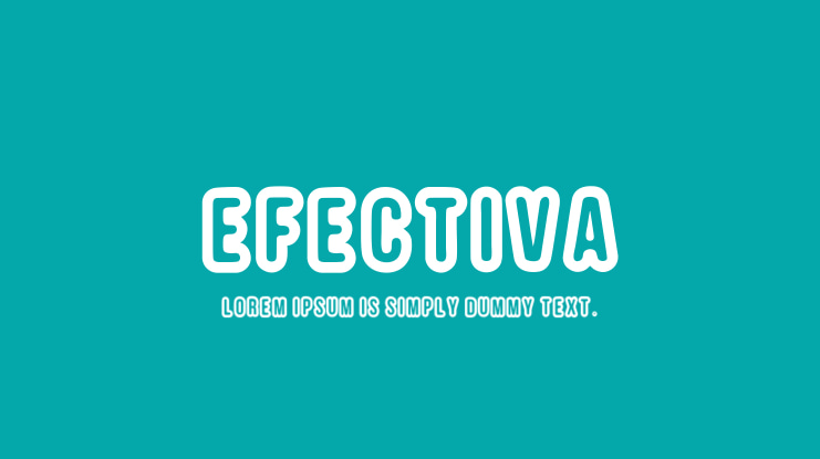 EFECTIVA Font