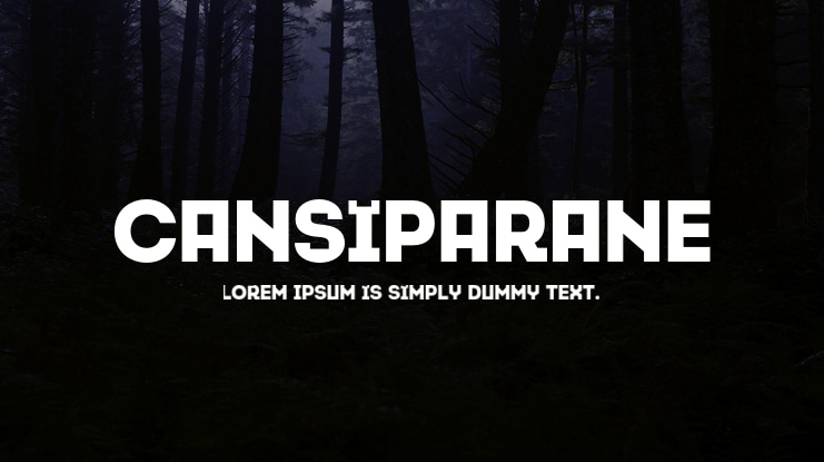 Cansiparane Font