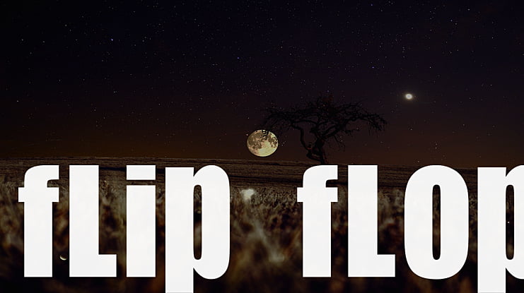 Flip Flop Font
