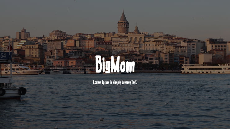 BigMom Font Family