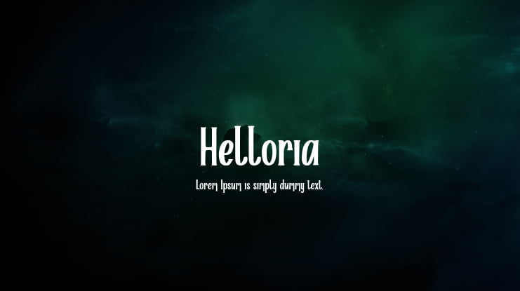 Helloria Font Family