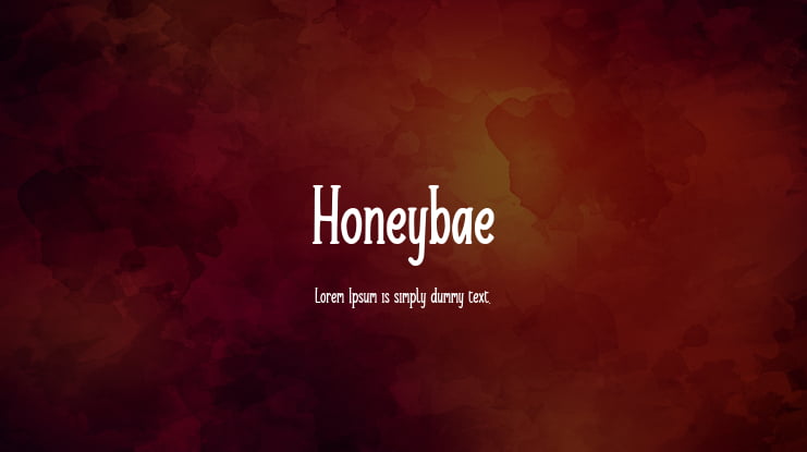 Honeybae Font Family