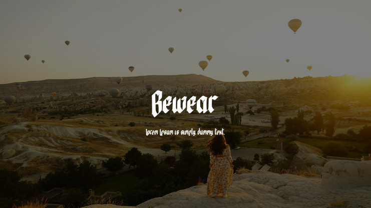 Bewear Font Family
