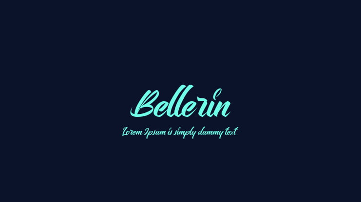 Bellerin Font Family