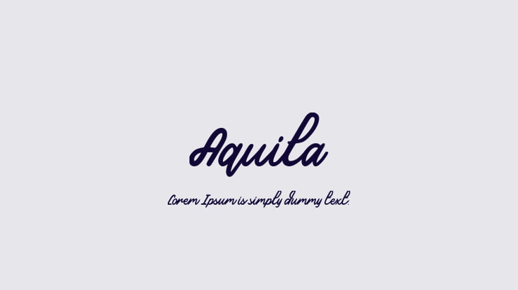 Aquila Font Family