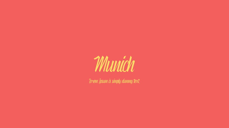 Munich Font Family