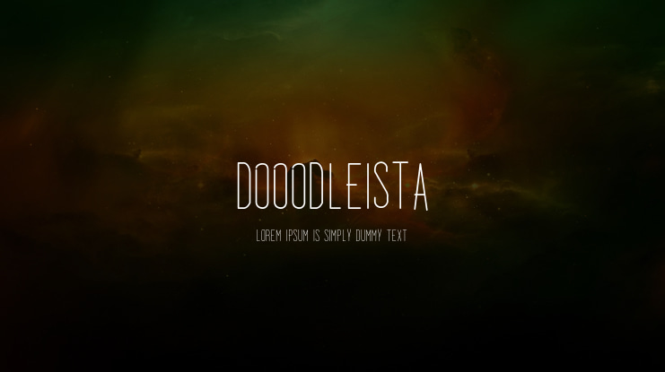 Dooodleista Font Family