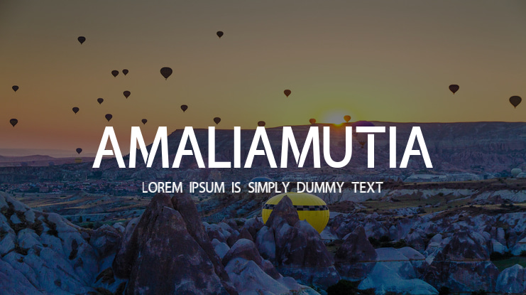amaliamutia Font