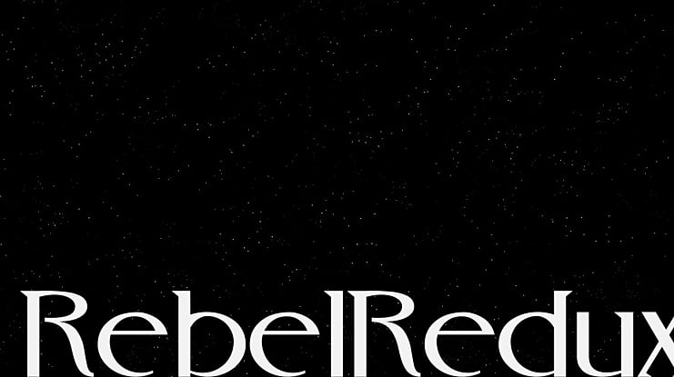RebelRedux Font Family