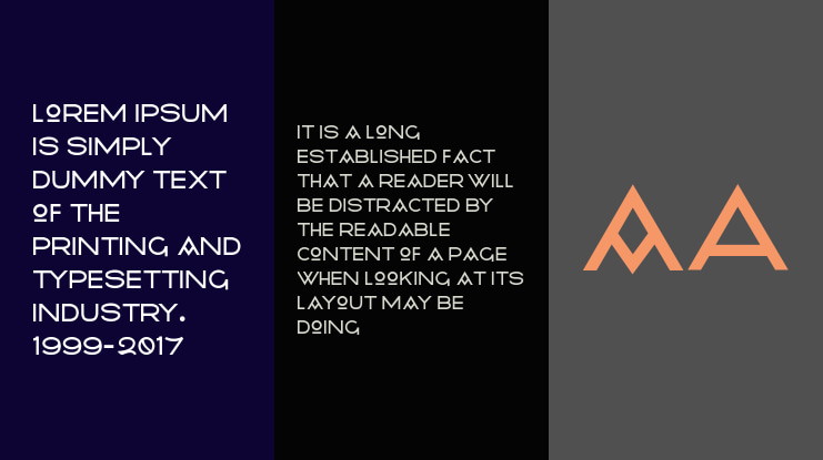 Radiometry Font