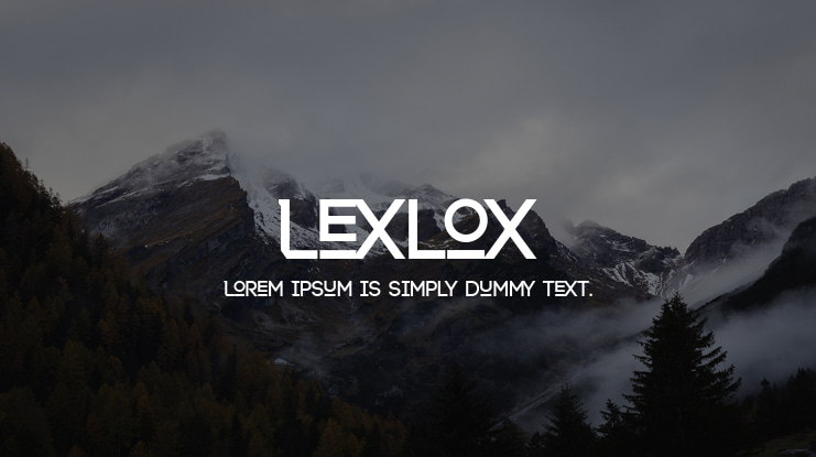 Lexlox Font