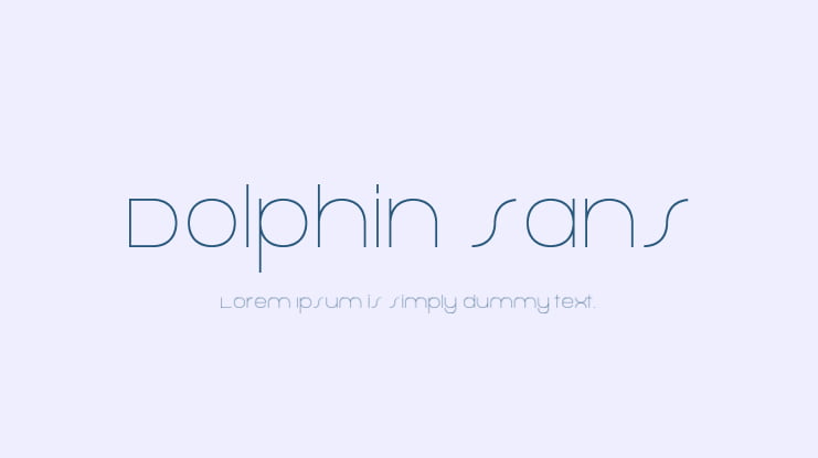 Dolphin Sans Font