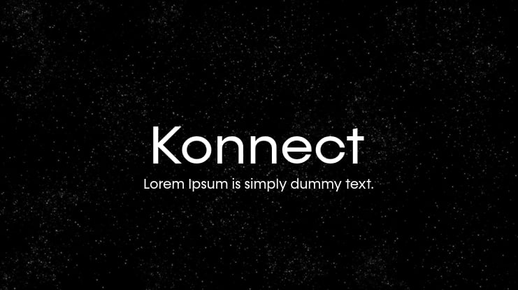 Konnect Font Family