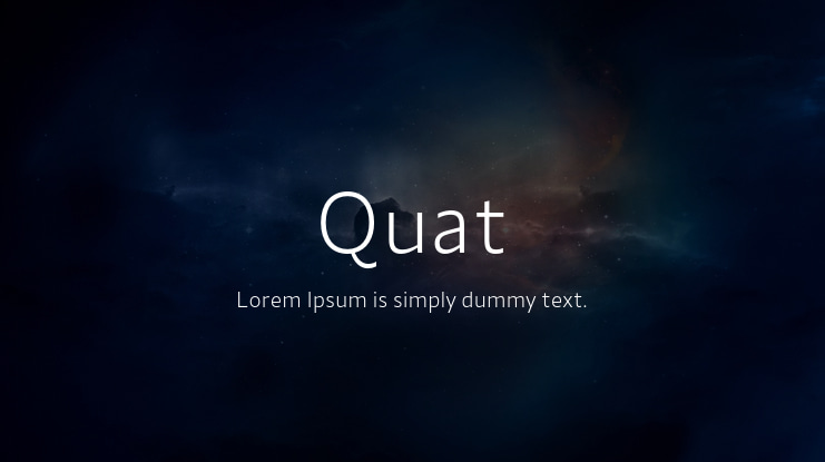 Quat Font Family