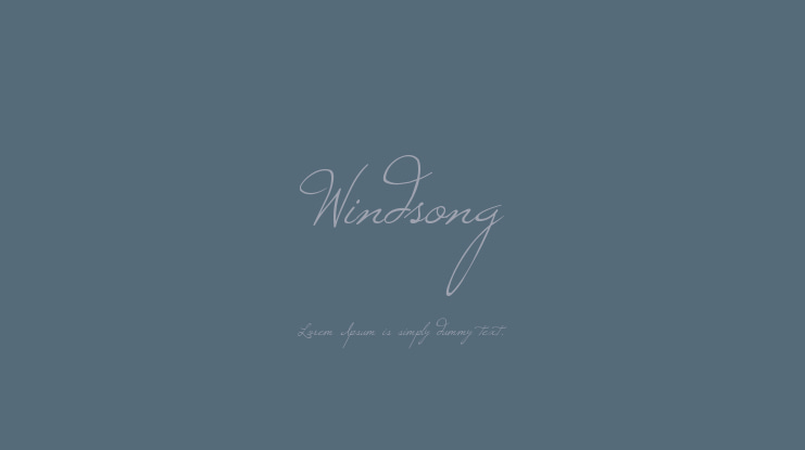 Windsong Font