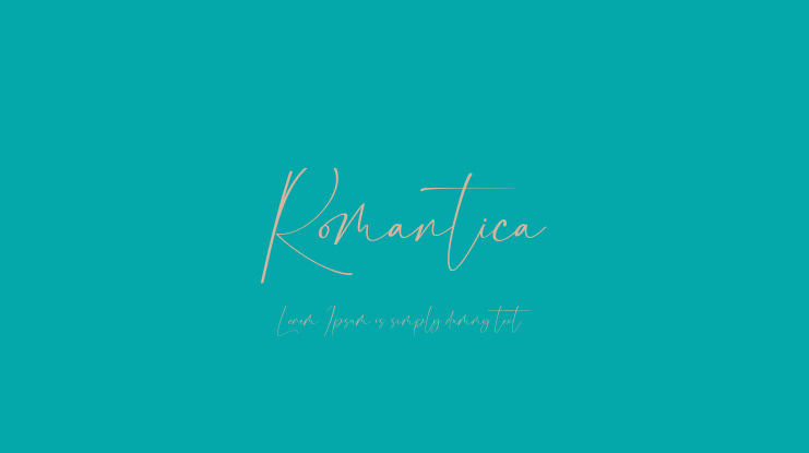Romantica Font