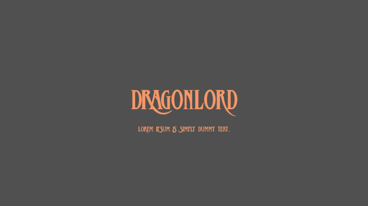DRagonlord Font