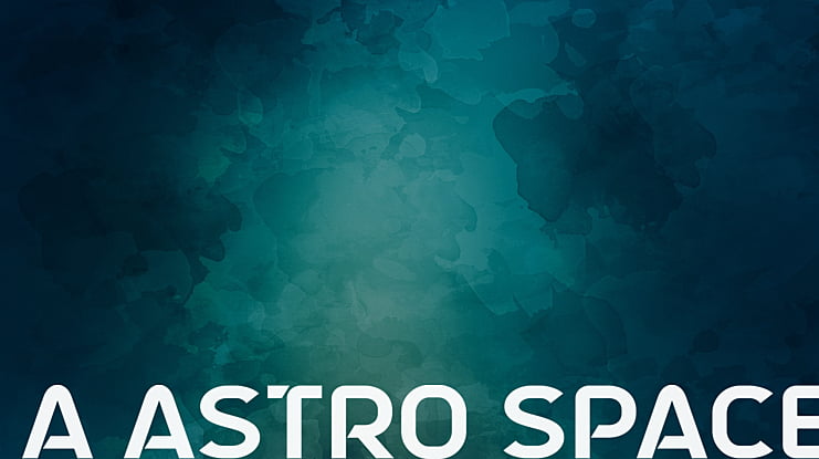 a Astro Space Font