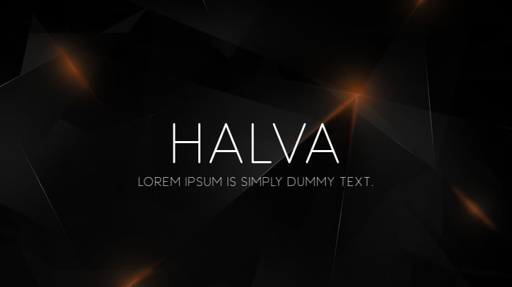 Halva Font Family