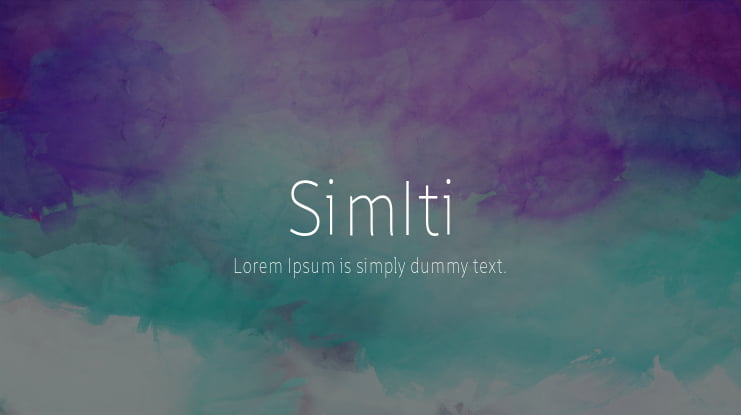 SimIti Font