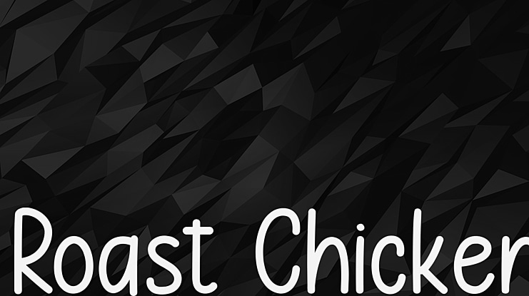 Roast Chicken Font
