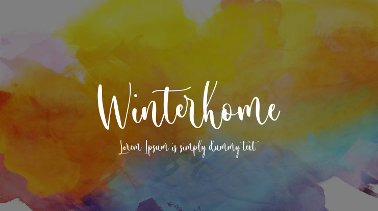 Winterhome Font