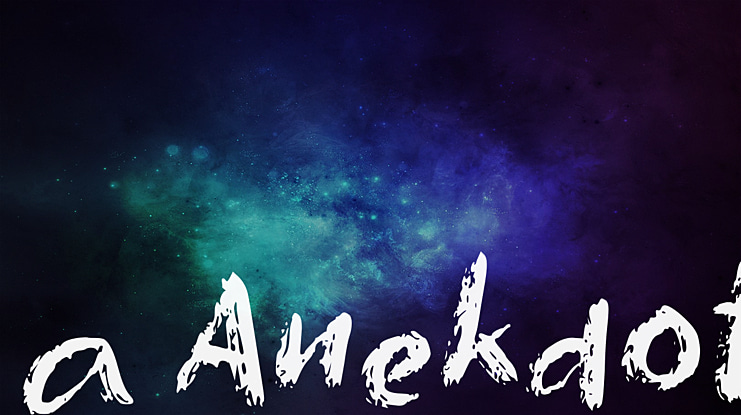 a Anekdot Font