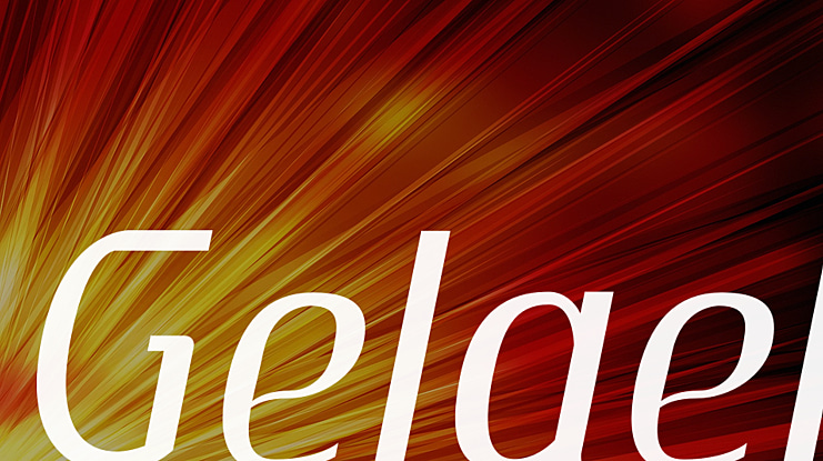 Gelael Font Family
