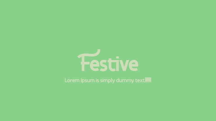 Festive Font
