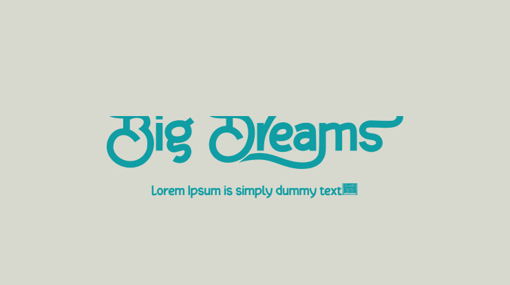 Big Dreams Font