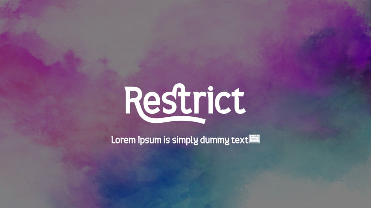 Restrict Font