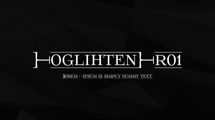 FoglihtenFr01 Font Family