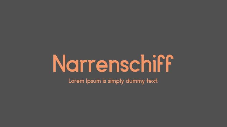 Narrenschiff Font Family