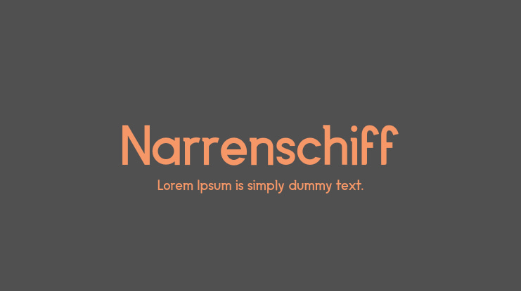 Narrenschiff Font Family