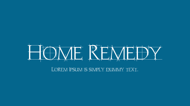 Home Remedy Font