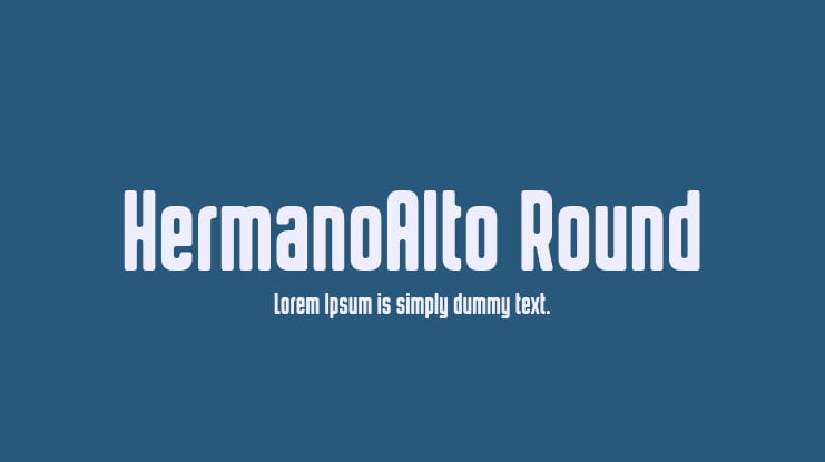 HermanoAlto Round Font Family