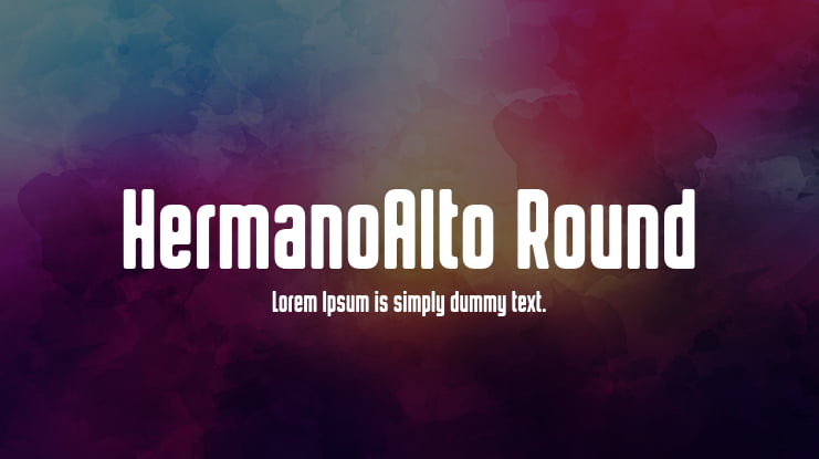 HermanoAlto Round Font Family