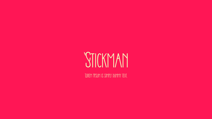 Stickman Font Family
